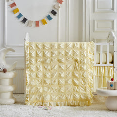 Uozzi Bedding seersucker fabric texture yellow breathable design