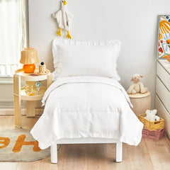 UOZZI Bedding reversible pillowcase showing soft texture for quick styling