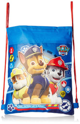 UPD Paw Patrol non-woven sling bag front view shows portable party use.