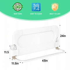 UPGOGO bed rail anchor base shows stability and reduced movement.