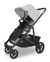 UPPAbaby CRUZ V2 front view showing a sleek compact frame for city outings