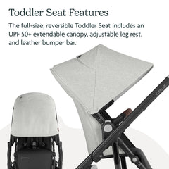 UPPAbaby CRUZ V2 large basket easily accessed for essentials