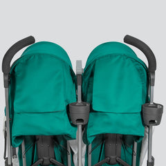 UPPAbaby Cup Holder closeup clip confirms quick tool-free attachment.