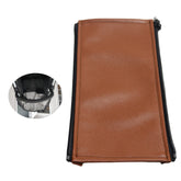 Uppababy Vista handlebar cover in black with luxurious PU leather and subtle grip boost