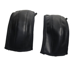 Uppababy Vista handlebar cover waterproof finish closeup demonstrates durability and sweat-free pushing.