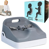 Upseat Boost dining-height view showing 8-inch lift for comfortable meals