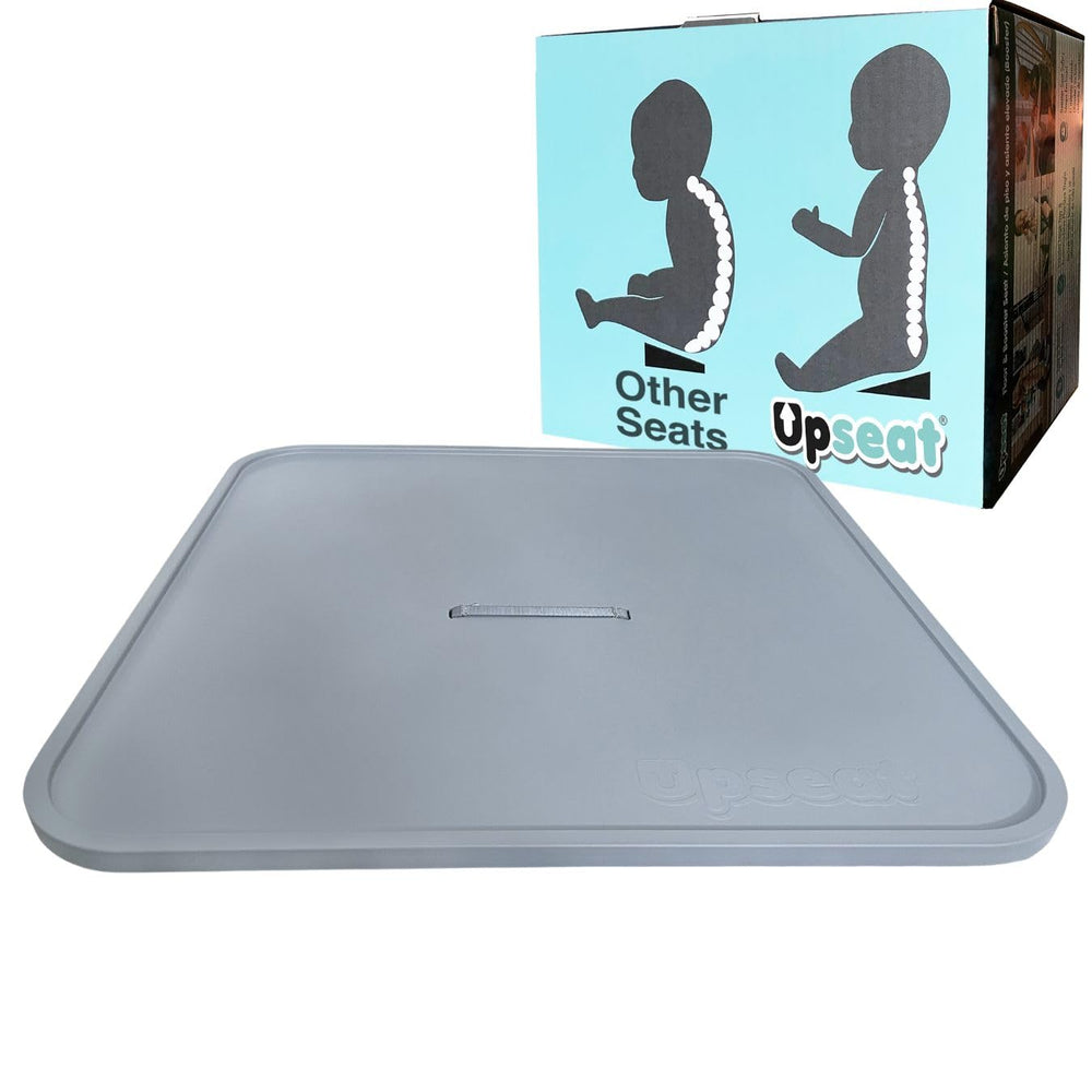 Upseat Splat Mat floor-protection for mealtime keeps floors clean.