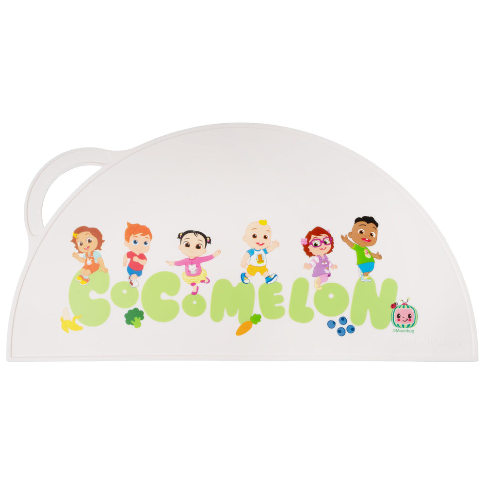 UpwardBaby CoComelon placemat non-slip bottom keeps meals steady.