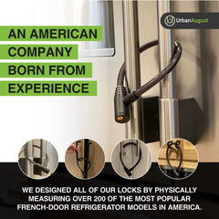 Urban August two keys included for convenient access control