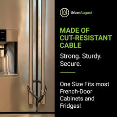 Urban August versatile application demonstrates securing cabinet and gear storage.