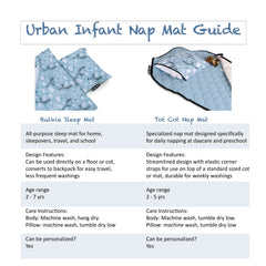 Urban Infant Tot Cot Nap Mat secret pocket for a favorite stuffed toy.