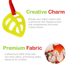 Urban Kiddy name stickers included to personalize pages and teach name association.
