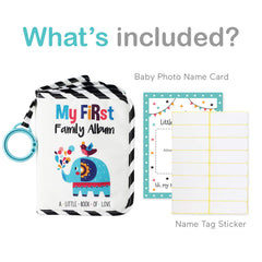 Urban Kiddy soft photo cloth pages β gentle touch ideal for baby-friendly photo albums.