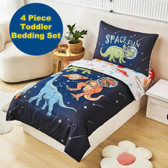 URBONUR space dinosaur pattern design highlights bright colors for imaginative play