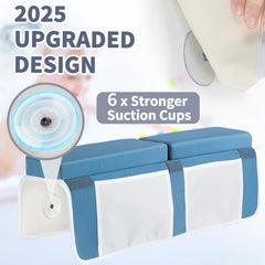 URMYWO anti-slip suction cups stabilize the kneeler on tub walls