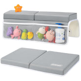 URMYWO bath kneeler front view highlights 1.5 inch thick padding for knee comfort during bath time.