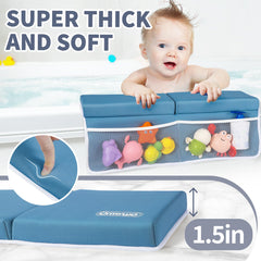 URMYWO bath toy organizer pockets keep essentials within reach