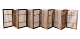 Urnporium pet gate with 2 way hinges for flexible room configuration.