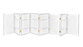 Urnporium pet gate in Acacia wood, fully assembled for immediate use