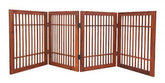 Urnporium Pet Gate fully assembled for quick indoor or outdoor setup