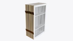 Urnporium pet gate outdoors in yard demonstrates sturdy outdoor barrier