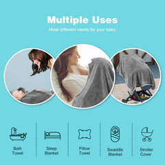 URSEORY hooded towel 31x31 inch size offers full-body coverage