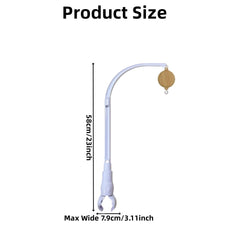 Urvoo DIY crib mobile bracket enables customizable nursery decoration.