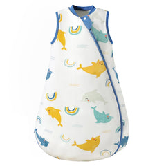 usbettas baby sleep sack close-up: ultra-soft cotton for comfortable skin