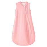 Usbettas baby sleep sack soft cotton close-up shows gentle, breathable fabric for bedtime comfort.