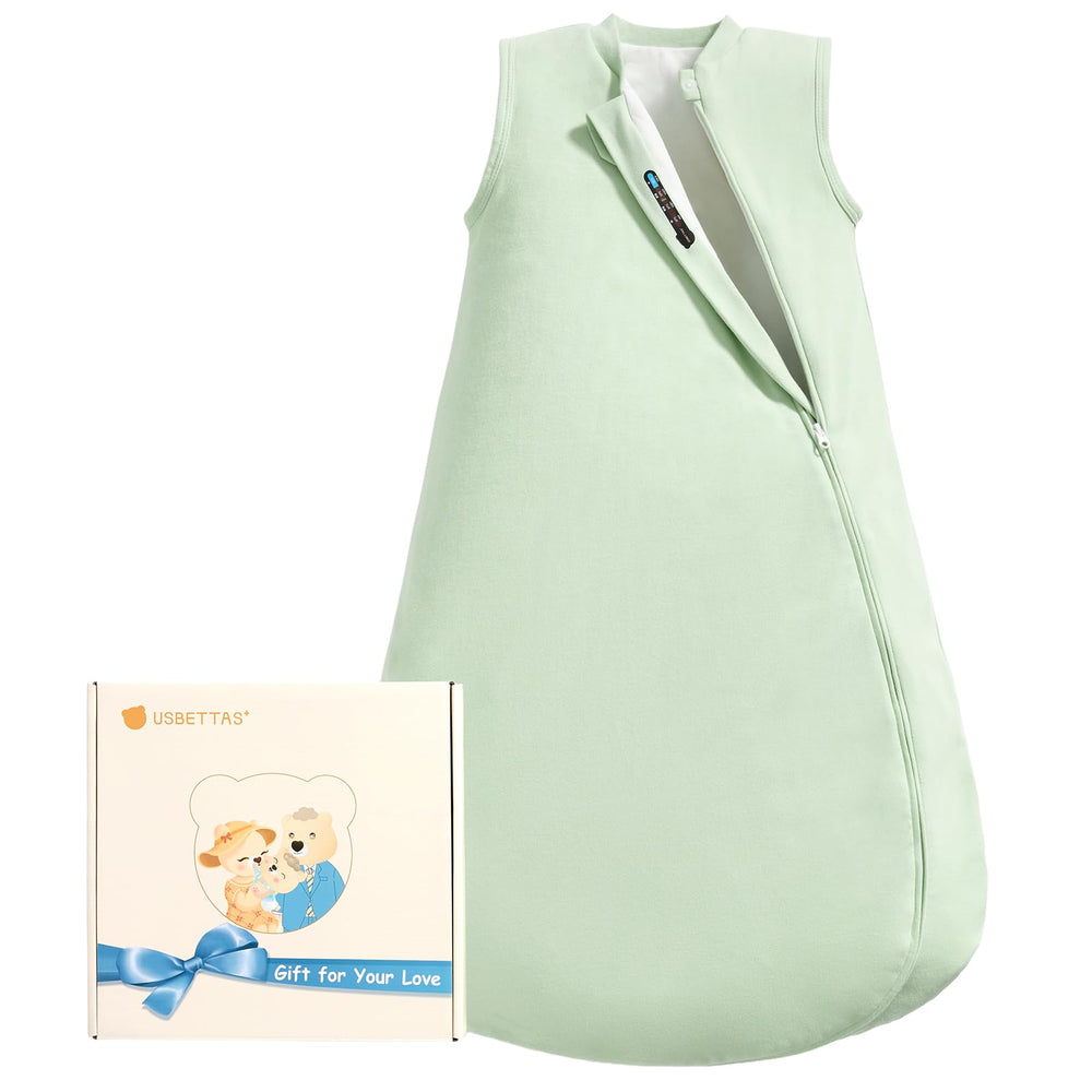 usbettas baby sleep sack with bottom zipper for easy diaper changes