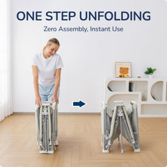 usbettas foldable playpen travel-ready highlights lightweight portability for on-the-go families.