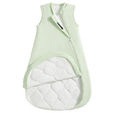 usbettas baby sleep sack fabric close-up showing ultra-soft cotton for gentle skin contact