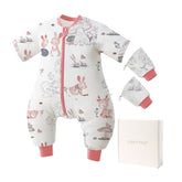 usbettas toddler sleep sack full view shows cozy warmth and feet coverage.