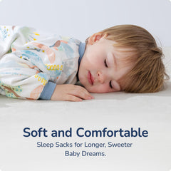 usbettas toddler sleep sack split legs design supports growth.