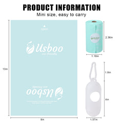 USBOO tear-resistant and leak-proof diaper bags for mess-free cleanup