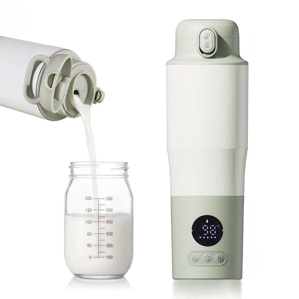 Usereef portable bottle warmer front view showcases a compact design for quick on-the-go heating