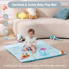 UTEX manta ray crinkle sound adds tactile variety for baby exploration