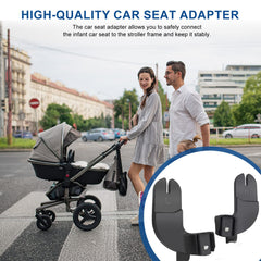 UTNVBTR car seat adapter packaging shows included items and an easy to follow guide