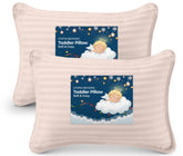 Utopia Bedding Toddler Pillow light pink pack offers gentle support for toddlers at bedtime.