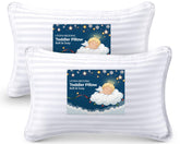 Utopia Bedding Youth Pillow front view with soft cotton blend comfort for kids.