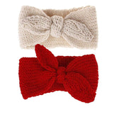 UTOWO rabbit ear headband in red beige for newborns, adds cute touch to photos