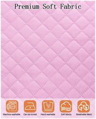 UWSTE adjustable elastic pink seat cover – easy in-and-out for parents.