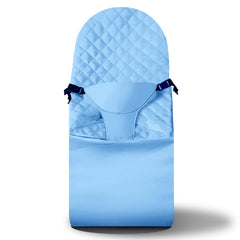 UWSTE blue BabyBjörn Bliss seat cover for snug, comfortable bouncer experience