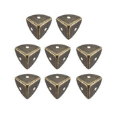 uxcell box corner protectors bronze 21mm side view protect wooden edges with durable zinc alloy.