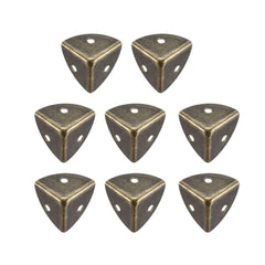 uxcell box corner protectors bronze 21mm side view protect wooden edges with durable zinc alloy.