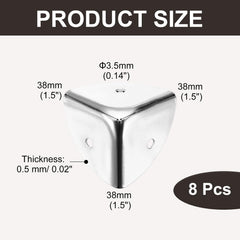 uxcell corner protector side view highlights rounded edges for safe furniture protection