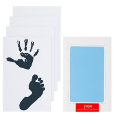 uxcell inkless ink pad demonstrates zero-contact printing for clean, mess-free keepsakes
