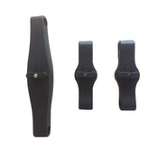 UXELY stroller connector demonstrates double pushchair setup for twins.