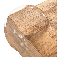 UXU Corner Protector clear front view shows discreet babyproofing for furniture edges.