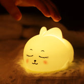 Uzzire cute bunny nightlight for kids room provides a cozy glow.